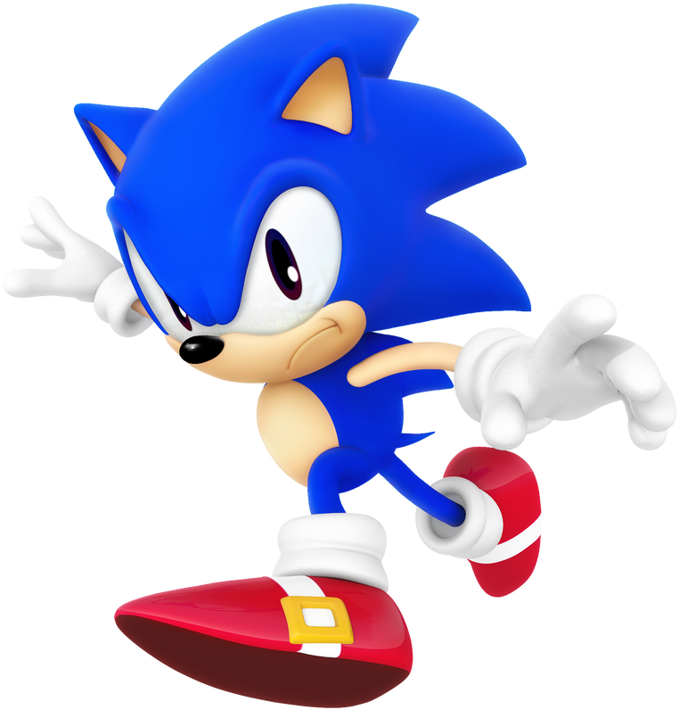 Classic Sonic Running Pose