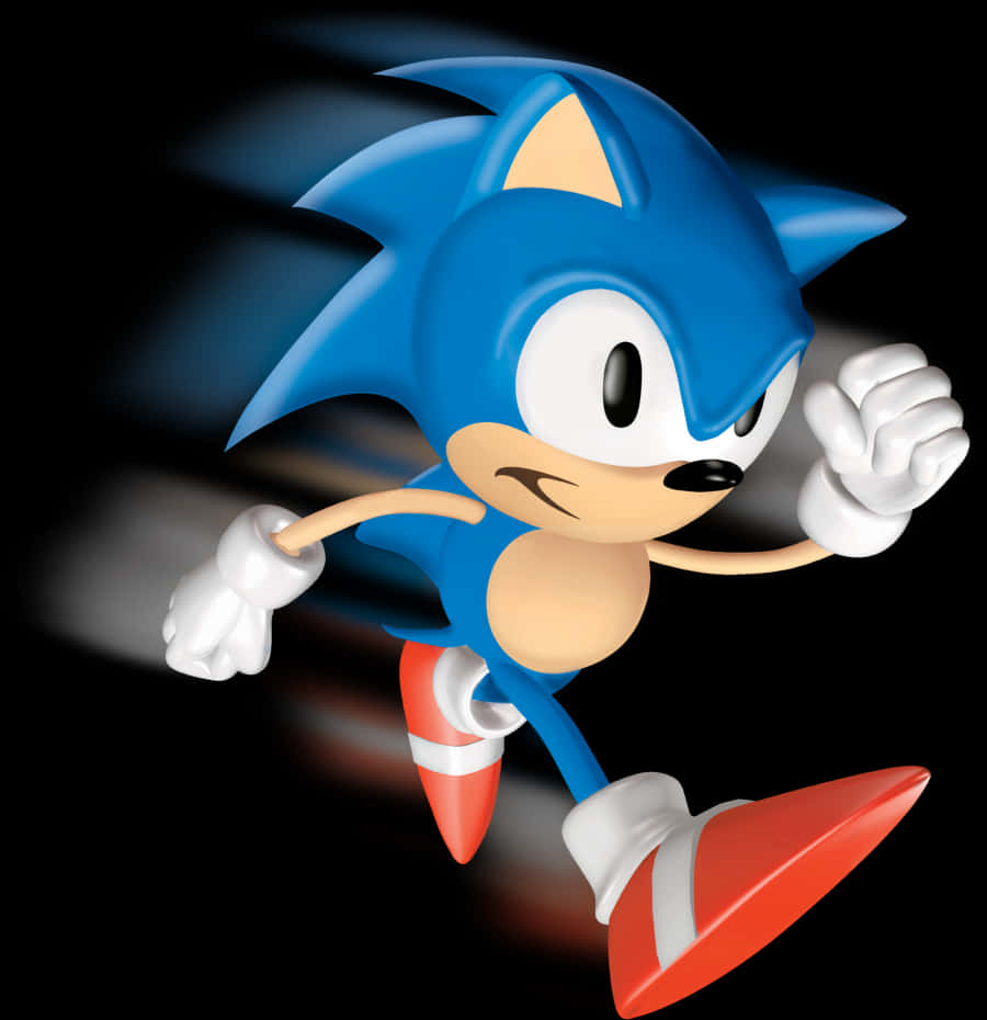 Classic Sonic Running Pose