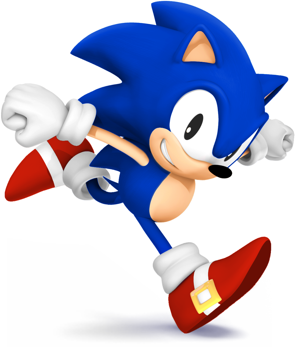 Classic Sonic Running Pose