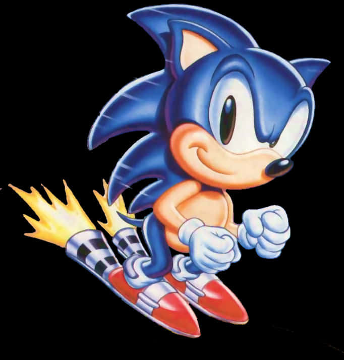 Classic Sonic Speeding