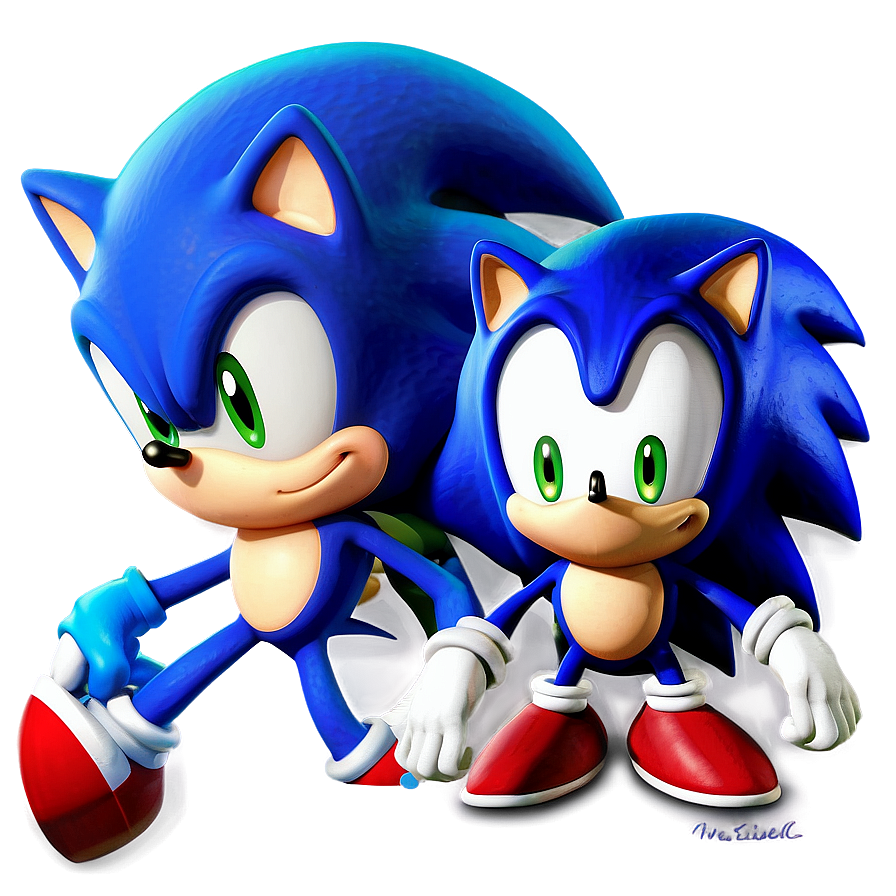 Classic Sonic The Hedgehog Png 48