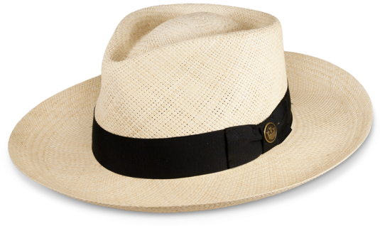 Classic Straw Hatwith Black Band