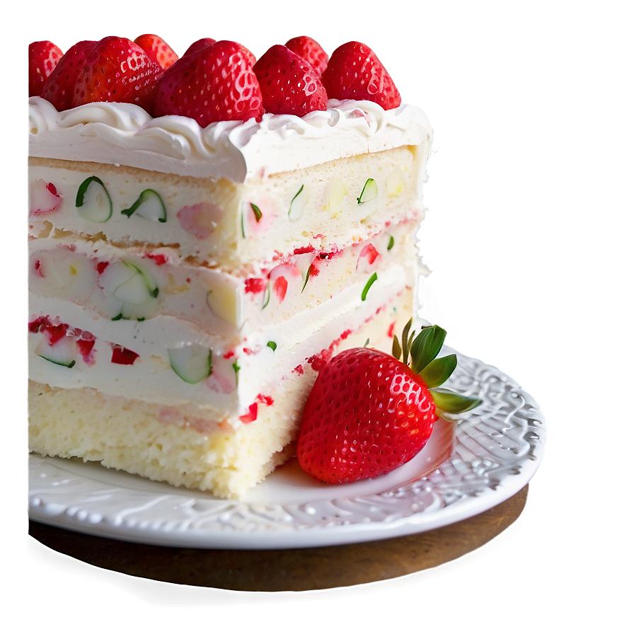 Classic Strawberry Cake Png Gcu62