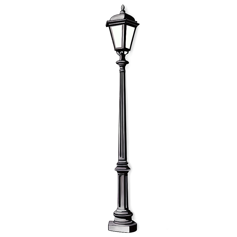 Classic Street Lamp Post Png Aht