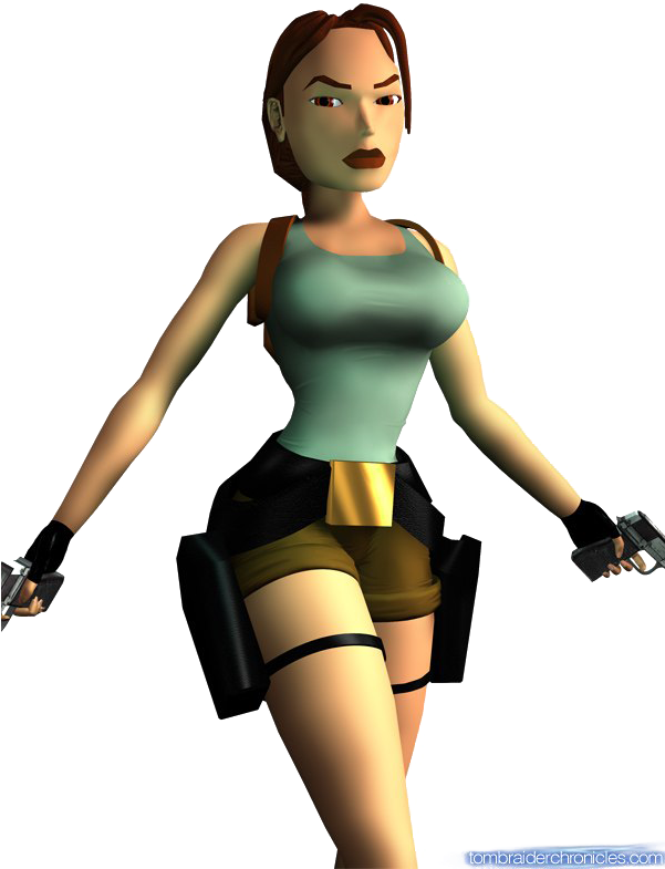 Classic Tomb Raider Lara Croft Pose