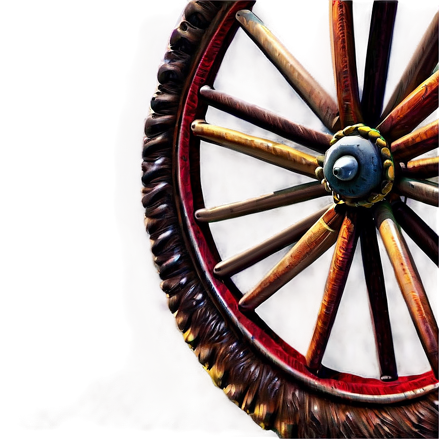 Classic Wagon Wheel Artwork Png 06132024