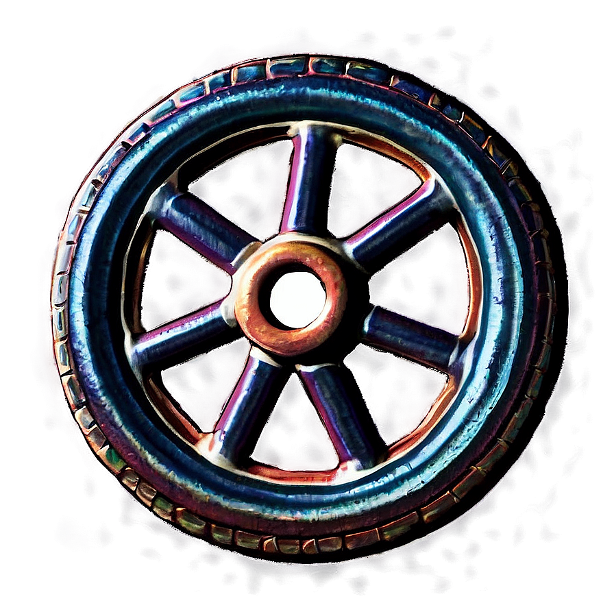 Classic Wagon Wheel Artwork Png Eno50