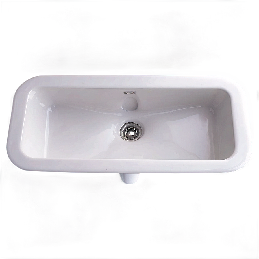 Classic White Porcelain Sink Png 22