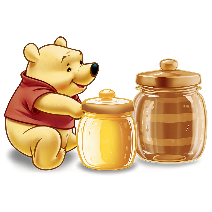 Classic Winnie The Pooh Honey Jar Png Ley83