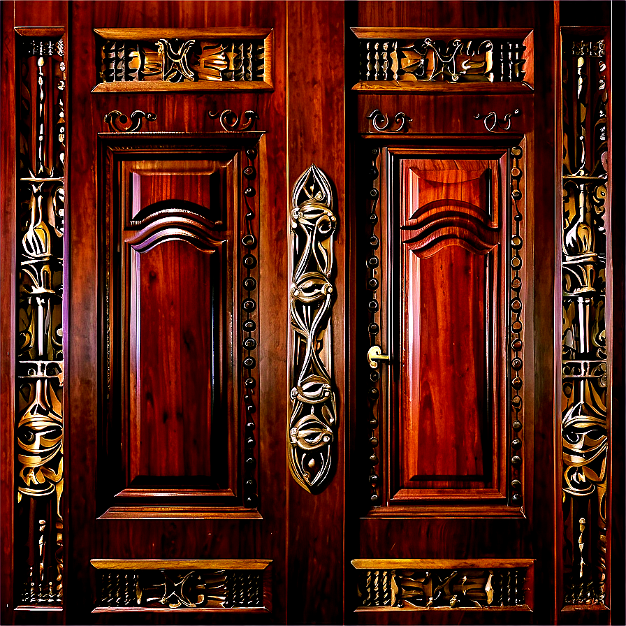 Classic Wooden Door Design Png Cem