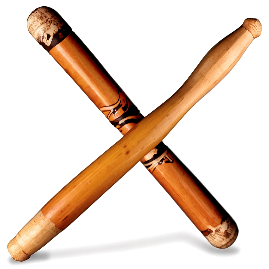 Classic Wooden Drumsticks Png Dbx67