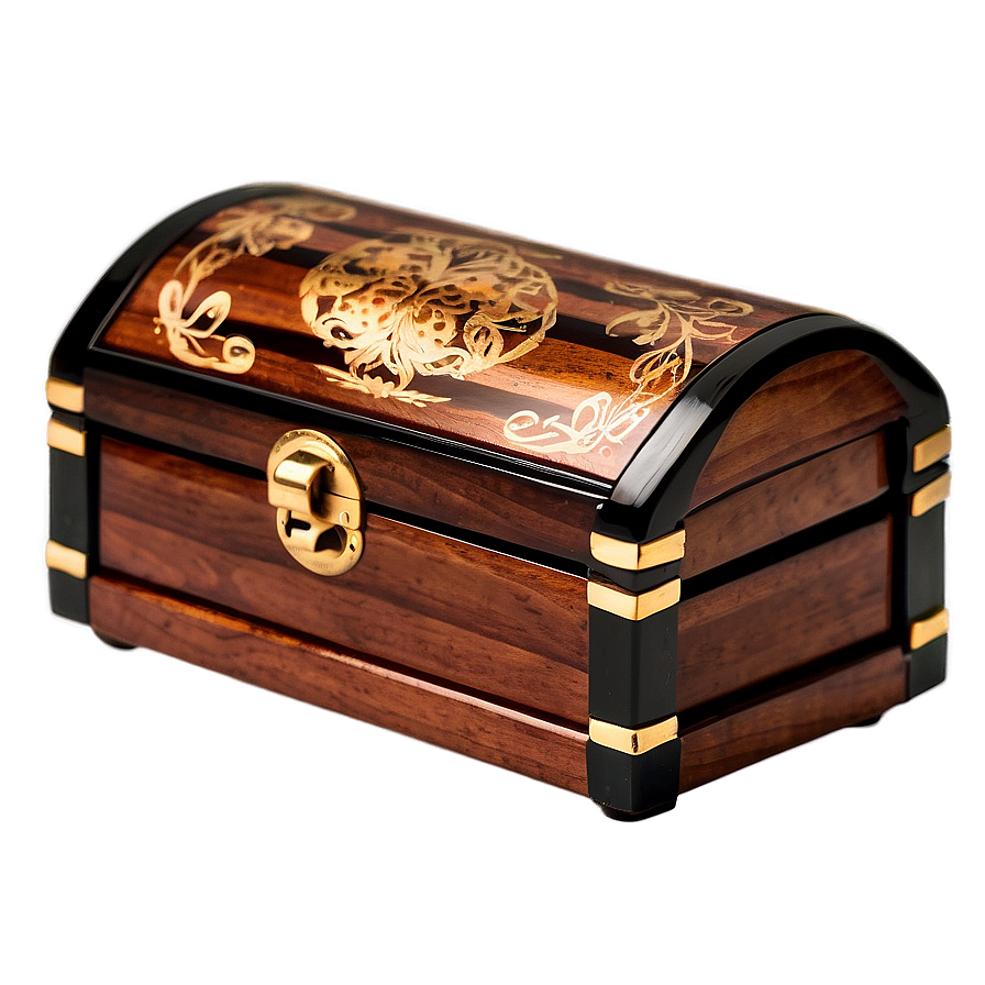 Classic Wooden Music Box Png 06282024