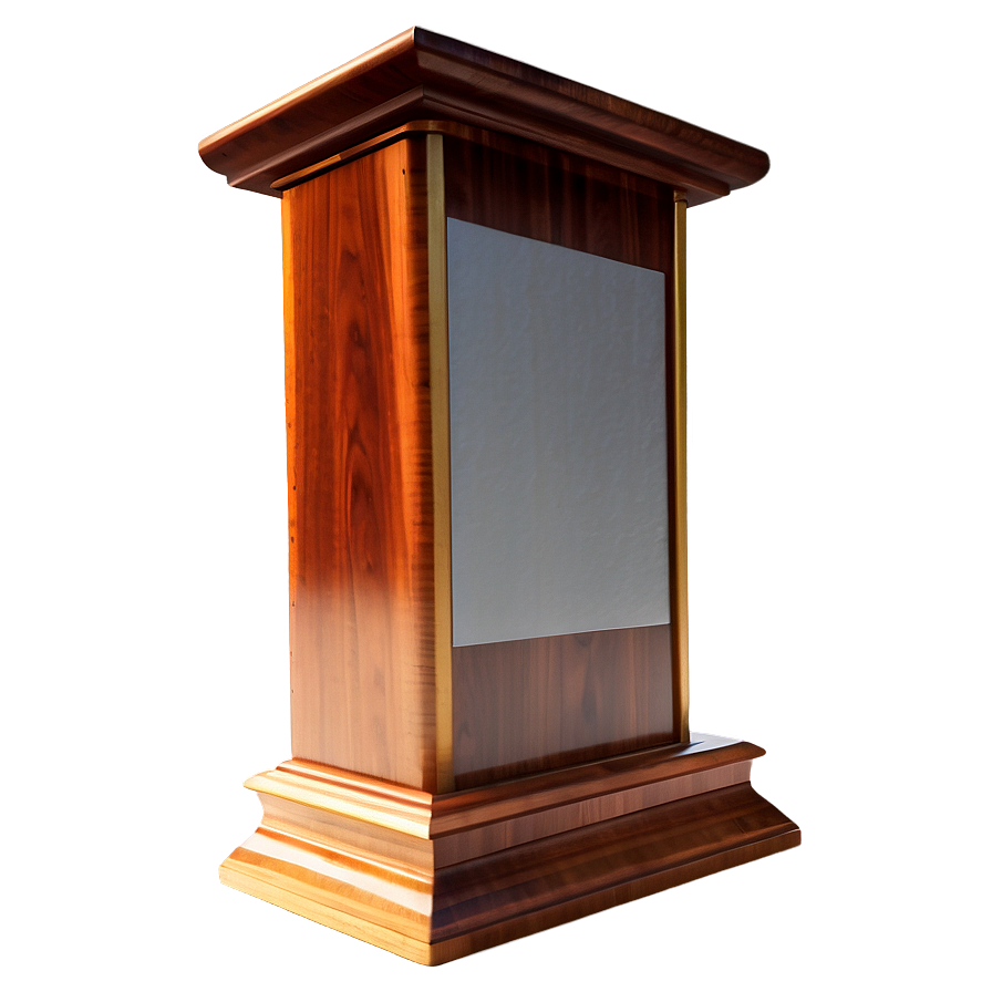 Classic Wooden Podium Png 73