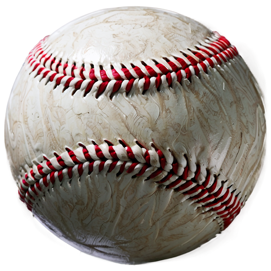 Classic Worn Baseball Design Png Egx11