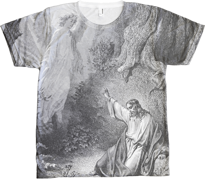 Classical Artwork Printed T Shirt