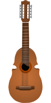 Classical Guitar Illustration