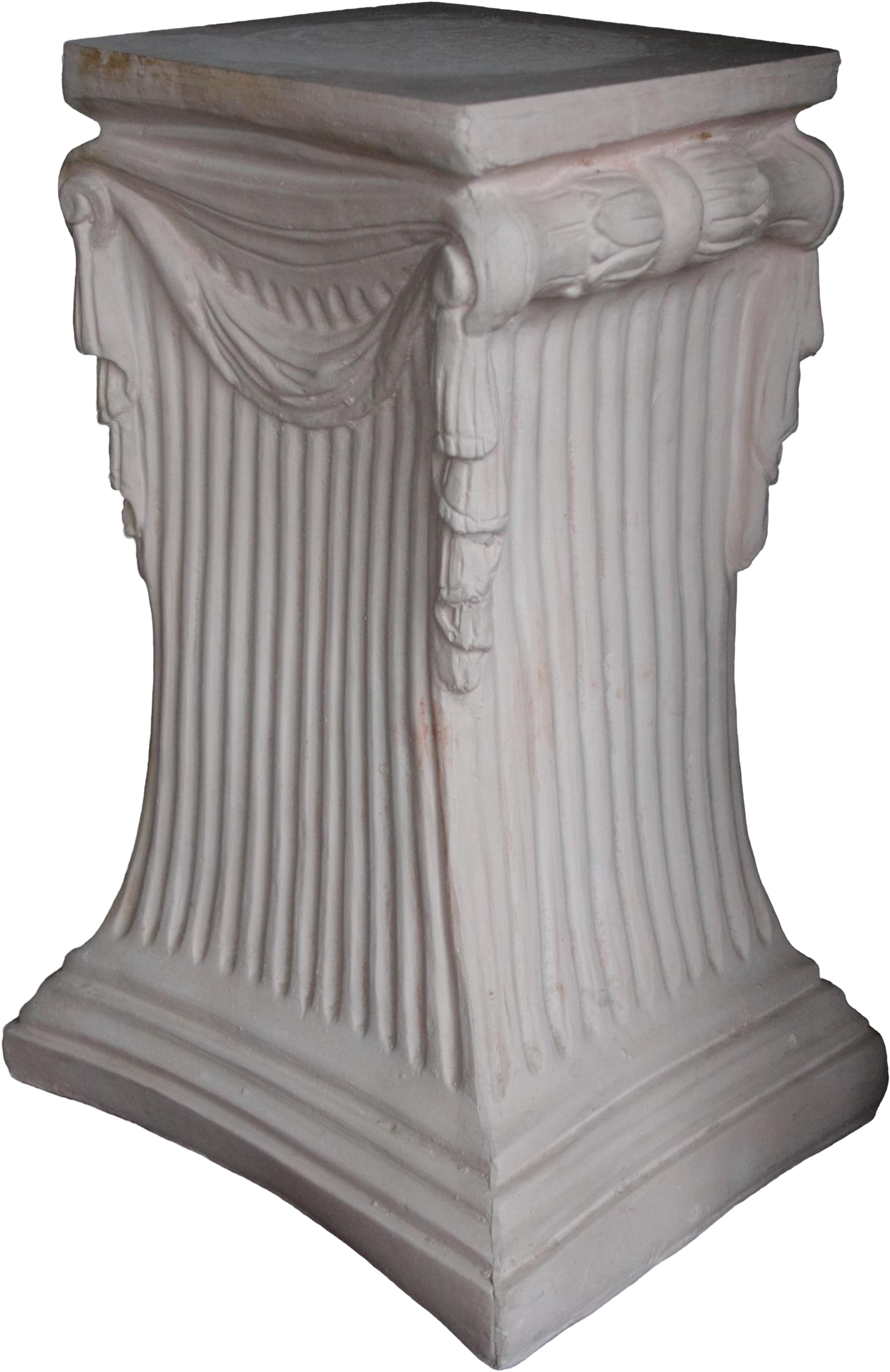 Classical Plaster Column Pedestal