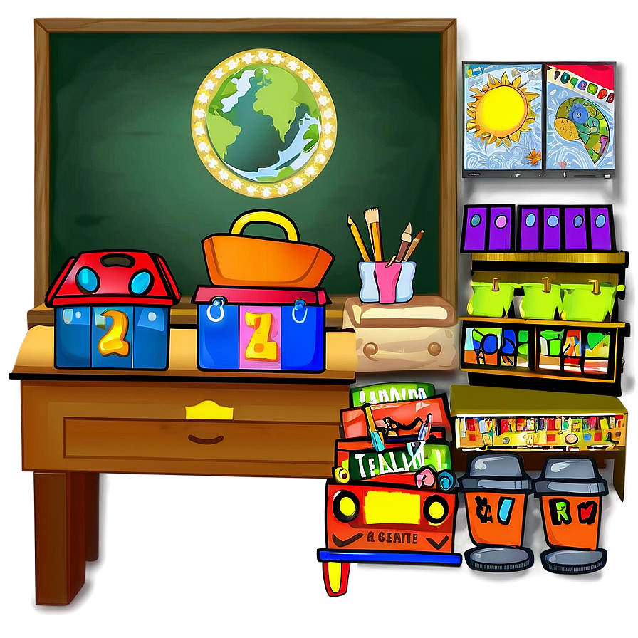 Classroom Decoration Png 43