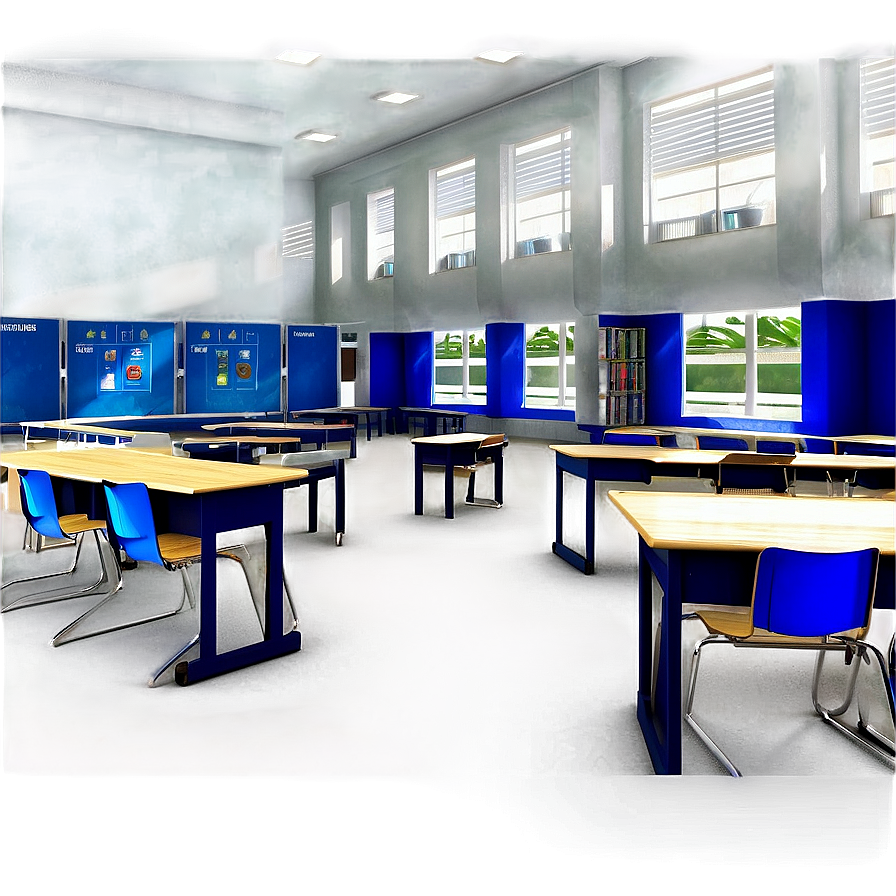 Classroom Interior Png Cii17