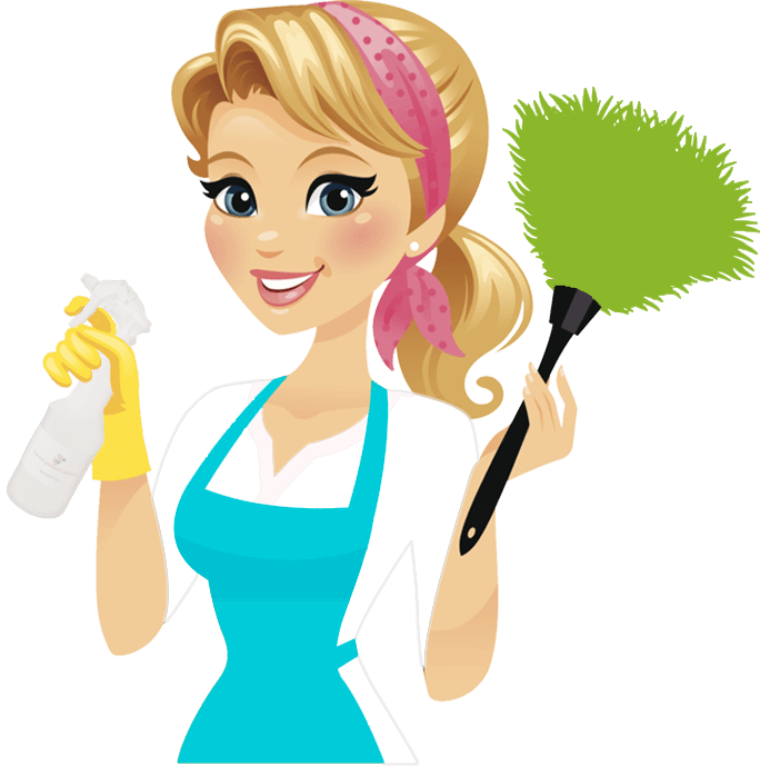 Cleaning Service Cartoon Character.png