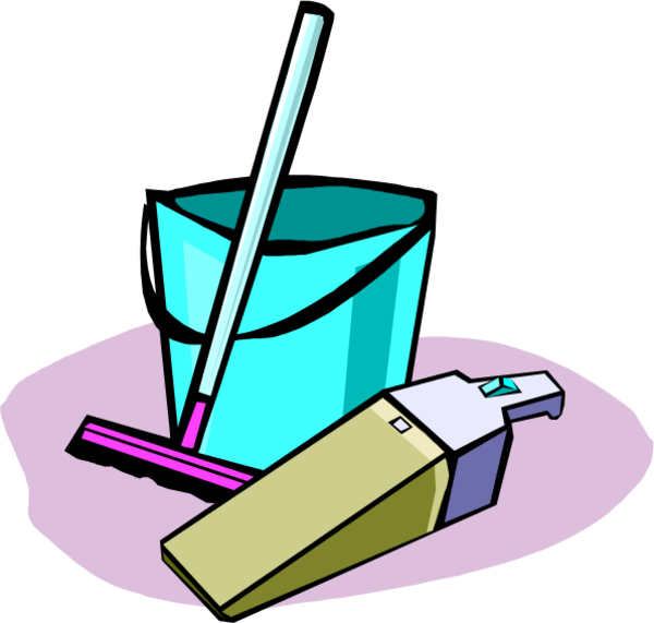 Cleaning Supplies Cartoon