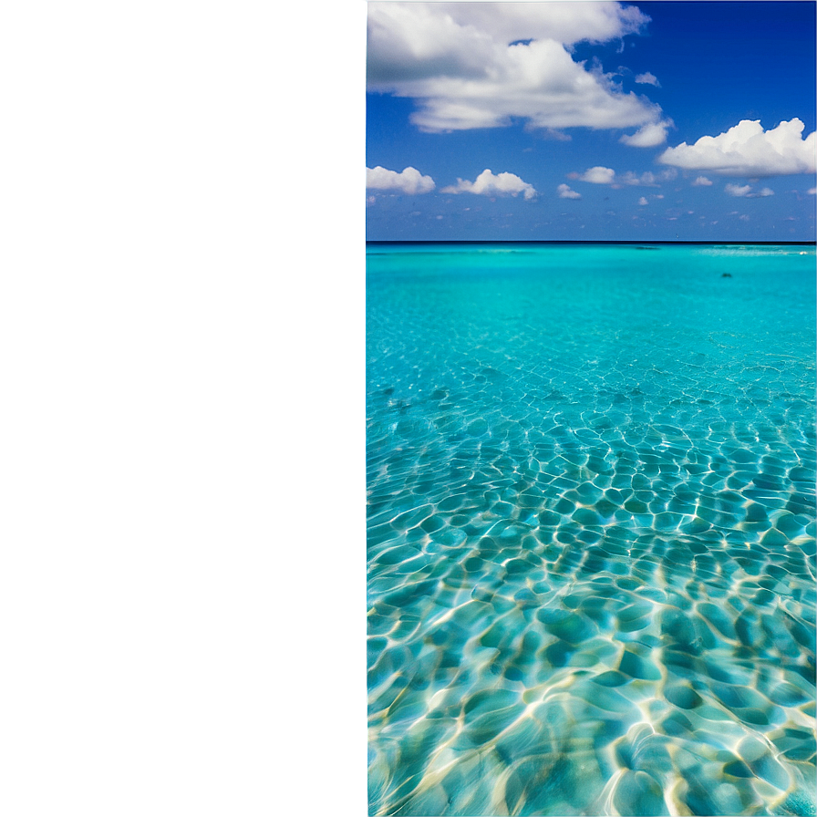 Clear Blue Beach Water Png Gje56