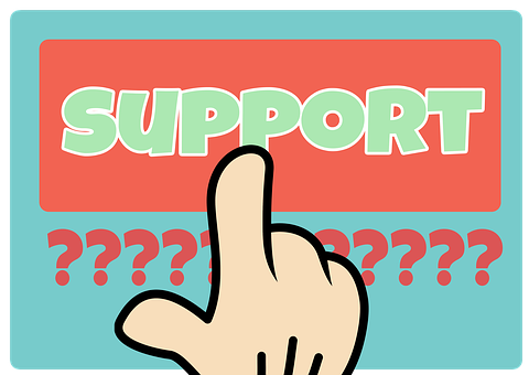 Clickingfor Support Graphic