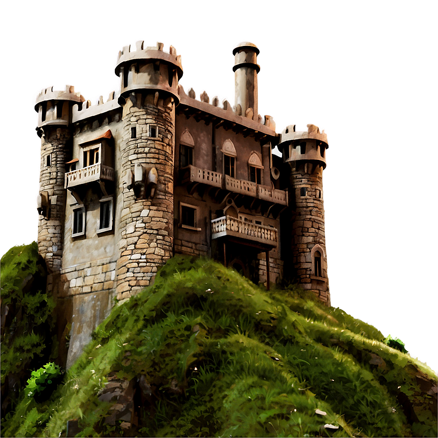 Cliff Side Castle Png 36