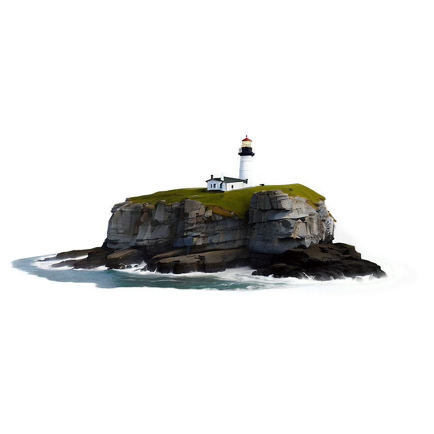 Cliff With Lighthouse Png 77