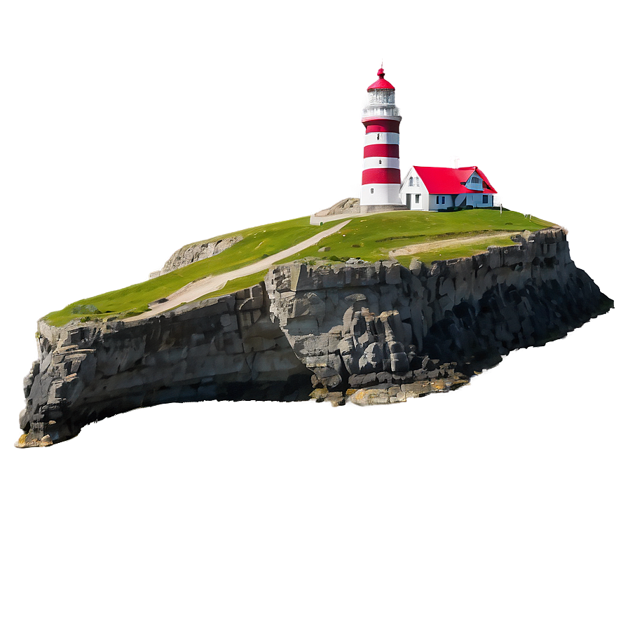 Cliff With Lighthouse Png Eik45