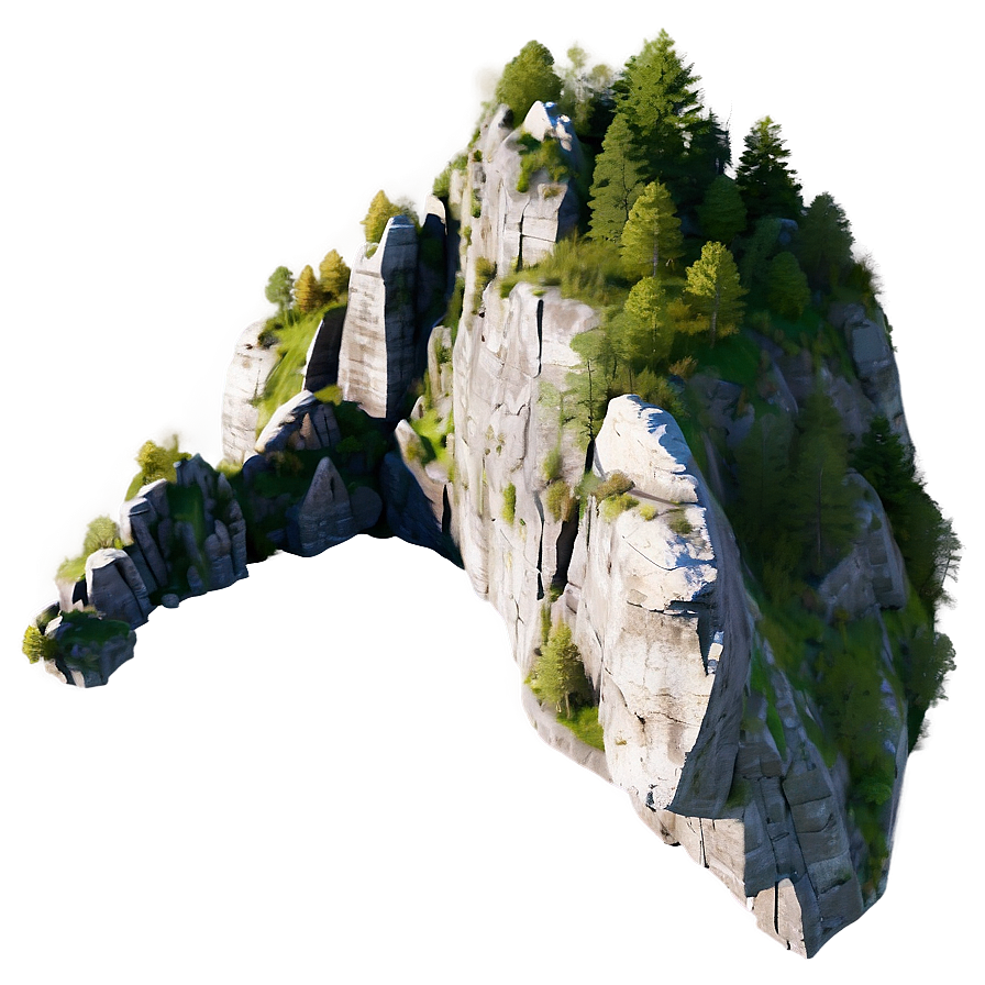 Cliffside Rock Formation Png Bai86