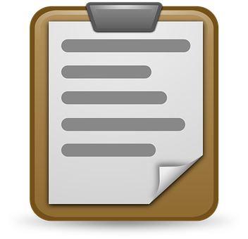 Clipboard Notepad Icon