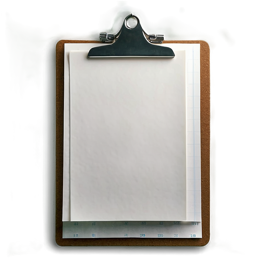 Clipboard With Paper Png 83