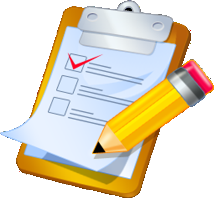 Clipboardand Pencil Icon