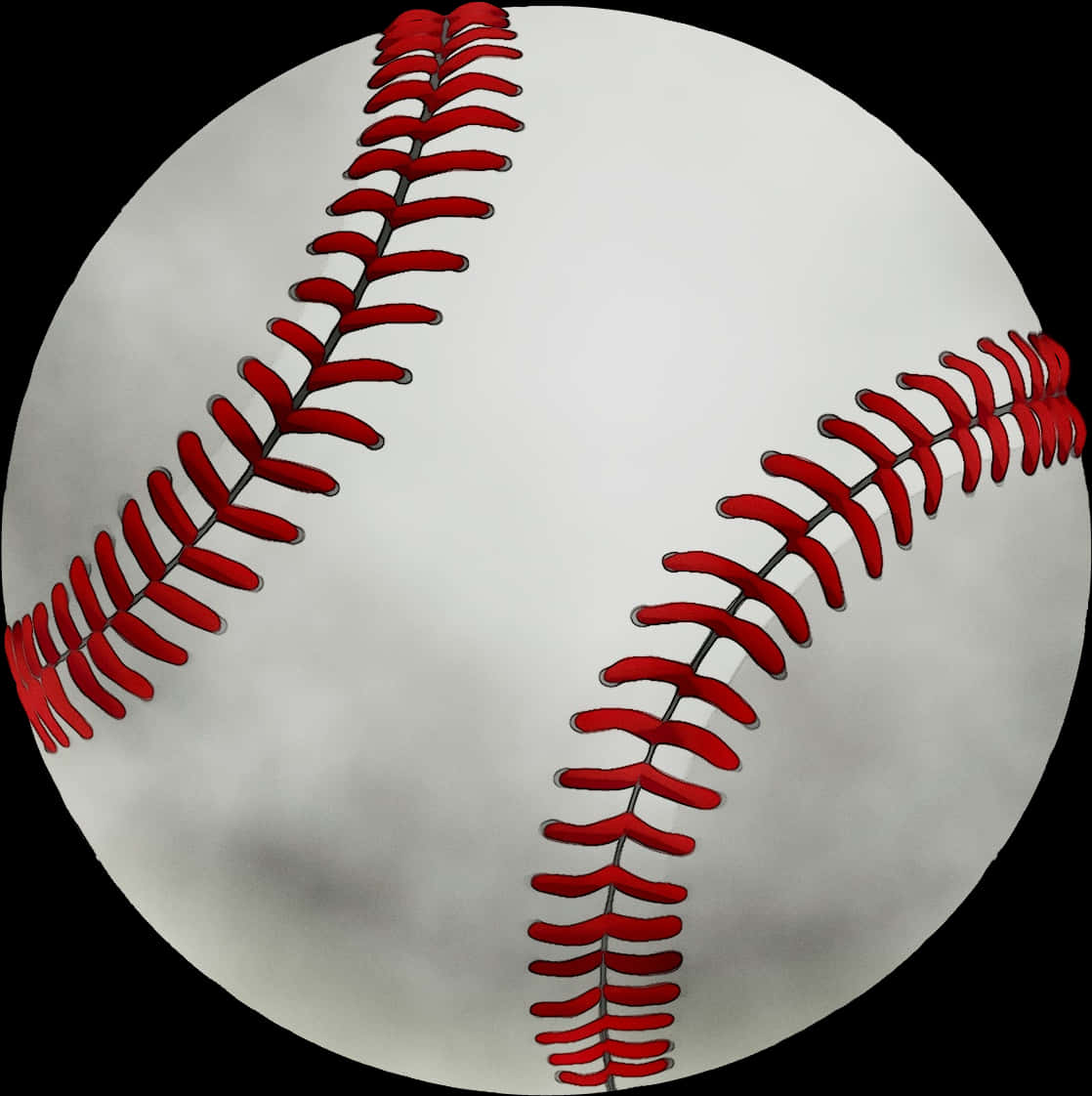 Close Up Baseball Stitching