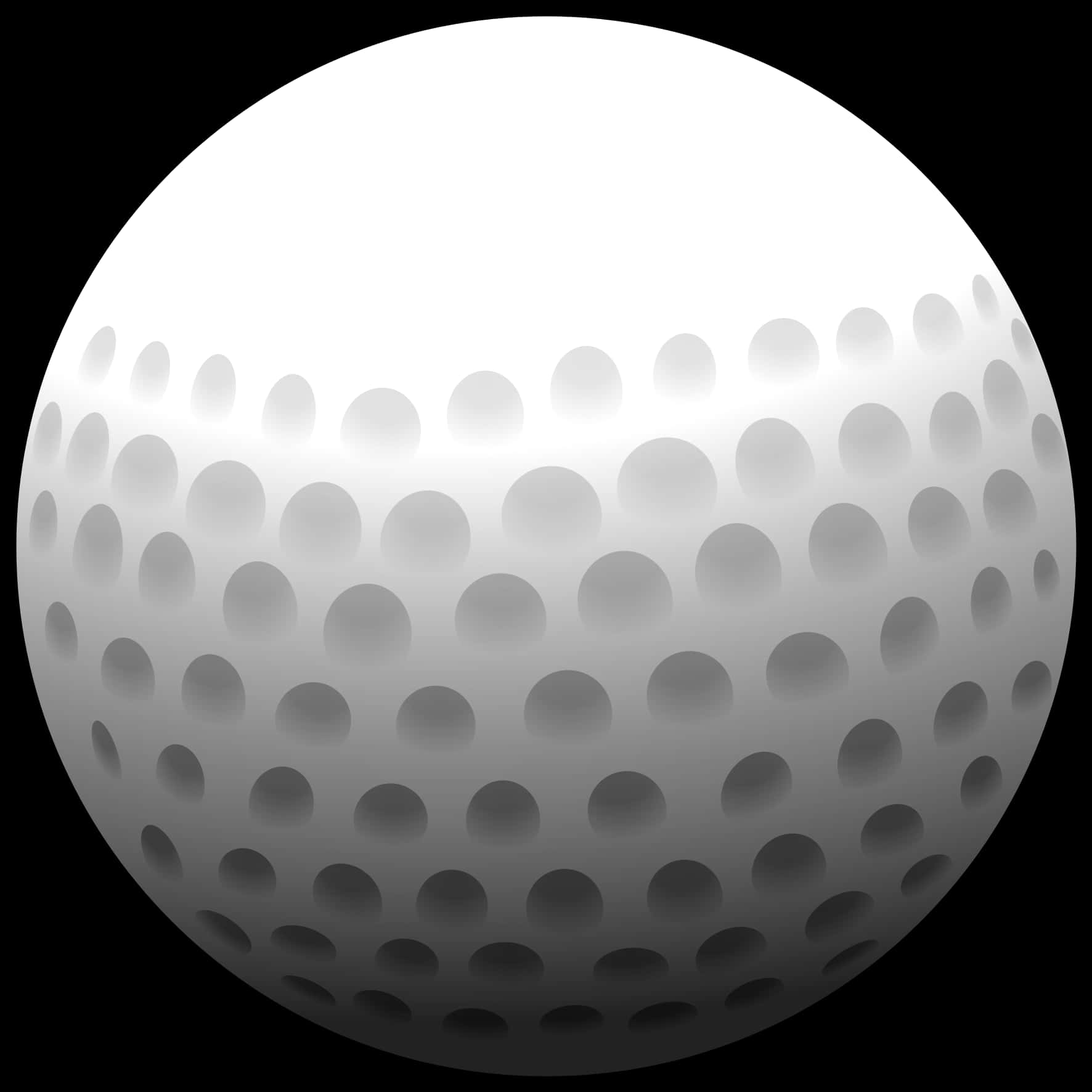 Close Up Golf Ball Dimples