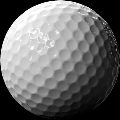 Close Up Golf Ball Dimples Texture