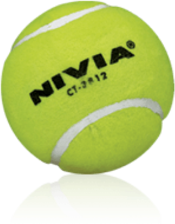 Close Up Tennis Ball Brand Logo