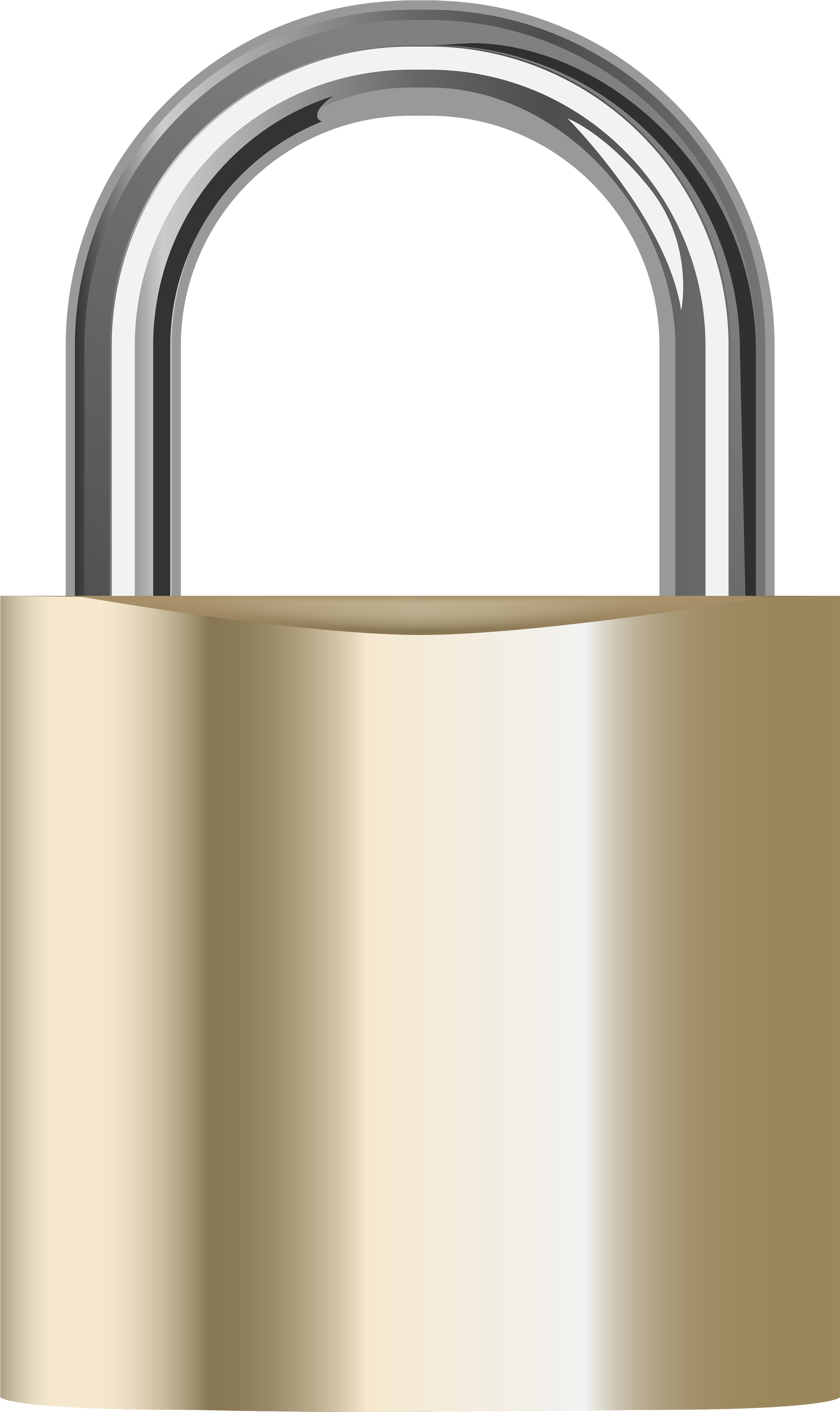 Closed Padlock Illustration