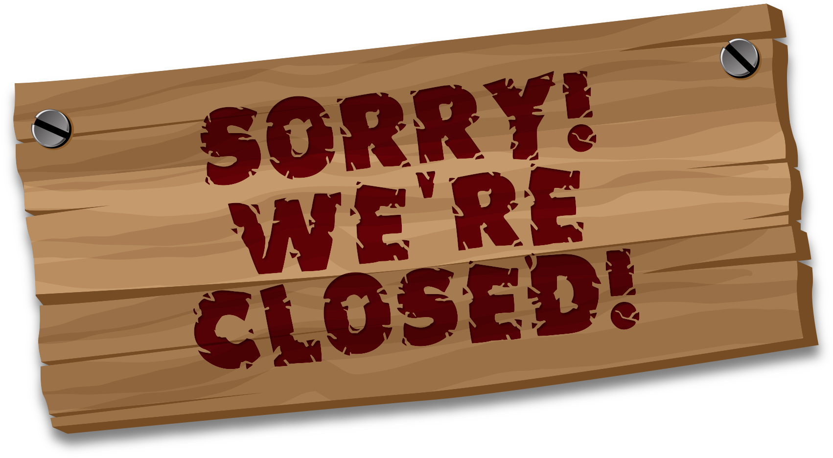 Closed Sign Graphic