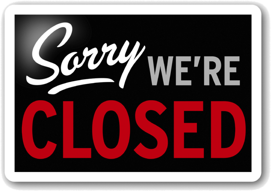 Closed Sign Graphic