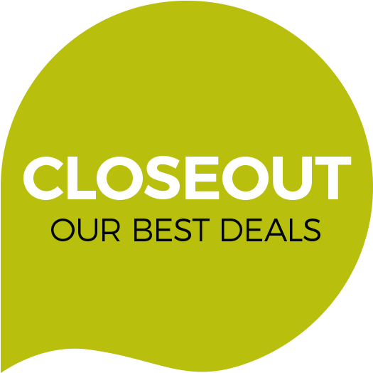 Closeout Sale Best Deals Sign