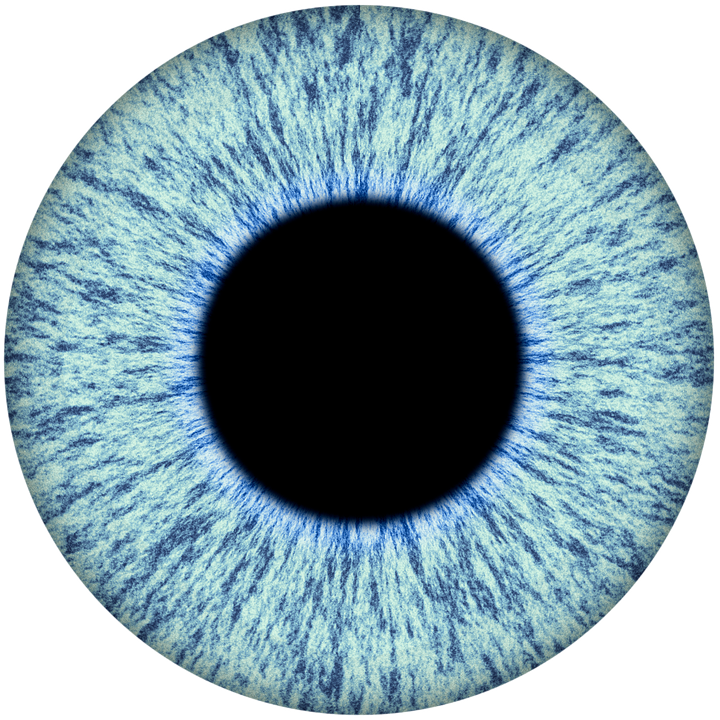 Closeup Blue Human Iris