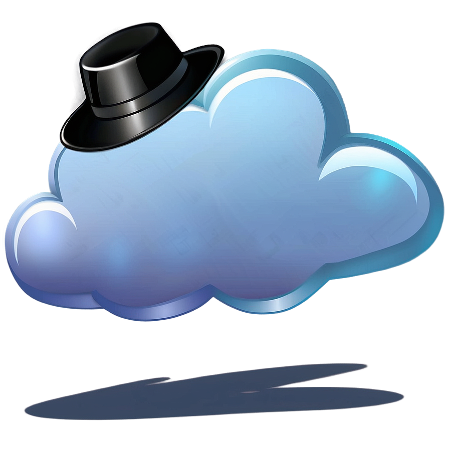 Cloud Cartoon With Hat Png Xuc