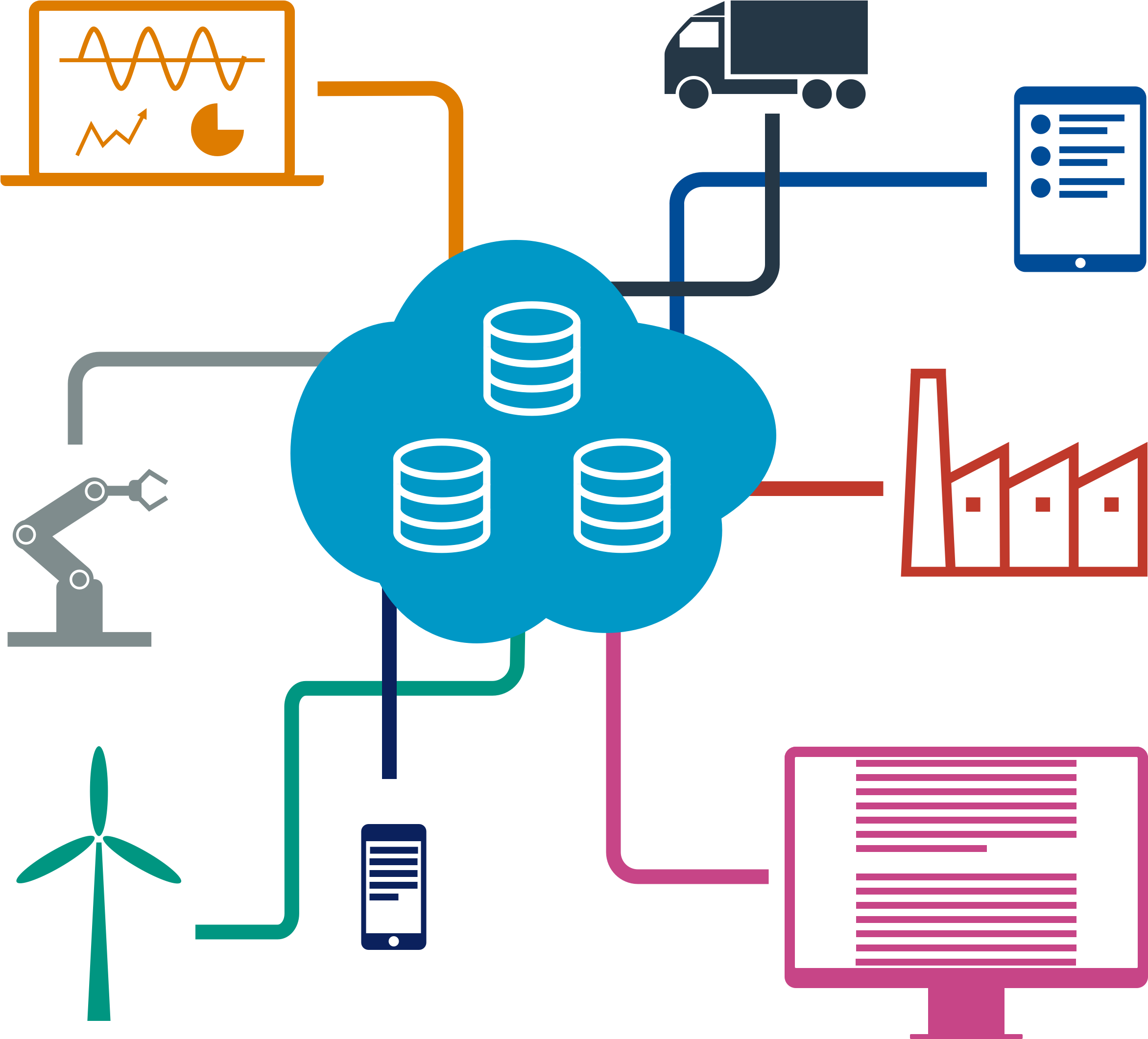 Cloud Computing Infrastructure Concept