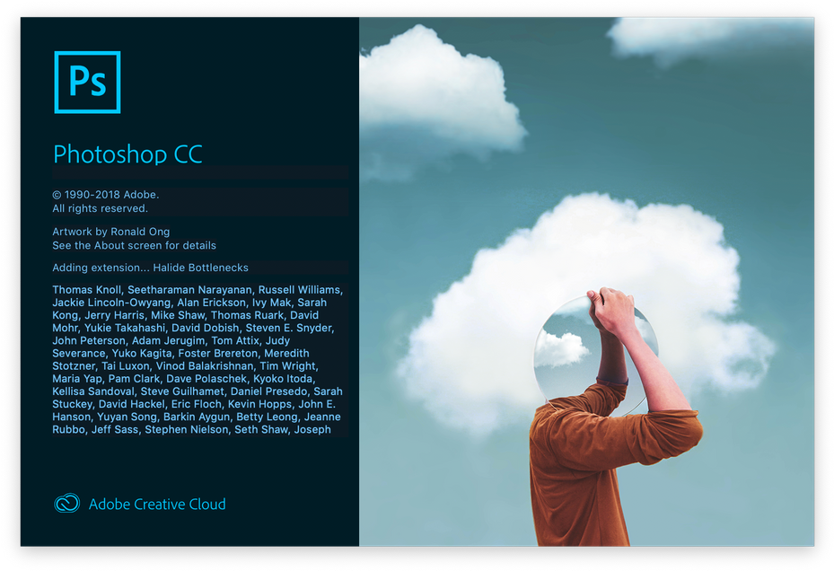 Cloud Editing Photoshop C C Splash Screen