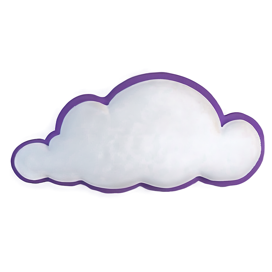 Cloud Outline Emoji Png Cik