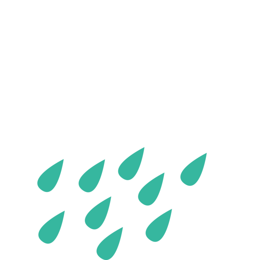 Cloud Rain Drops Icon