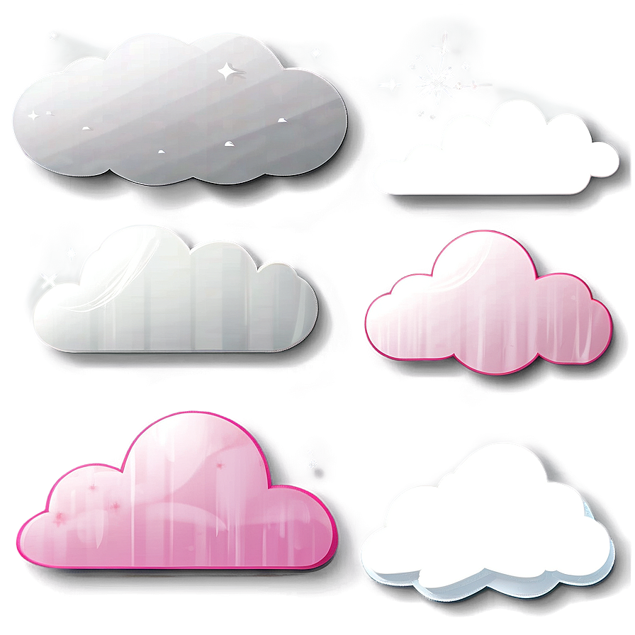 Cloud Shapes Clipart Png Vmu