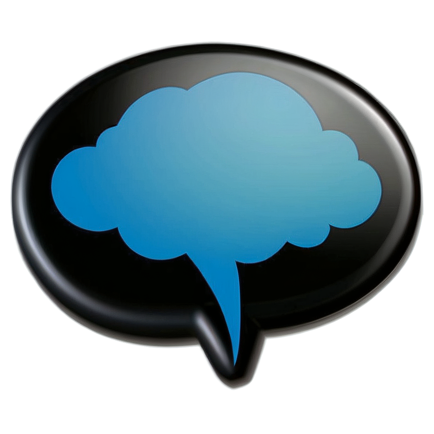 Cloud Speech Bubble Emoji Png 54